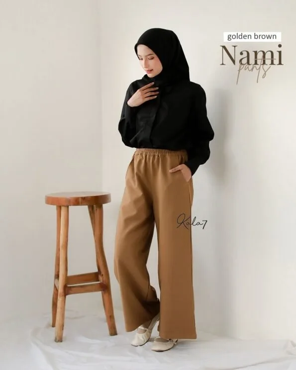 Zizara - Nami Pants Golden Brown