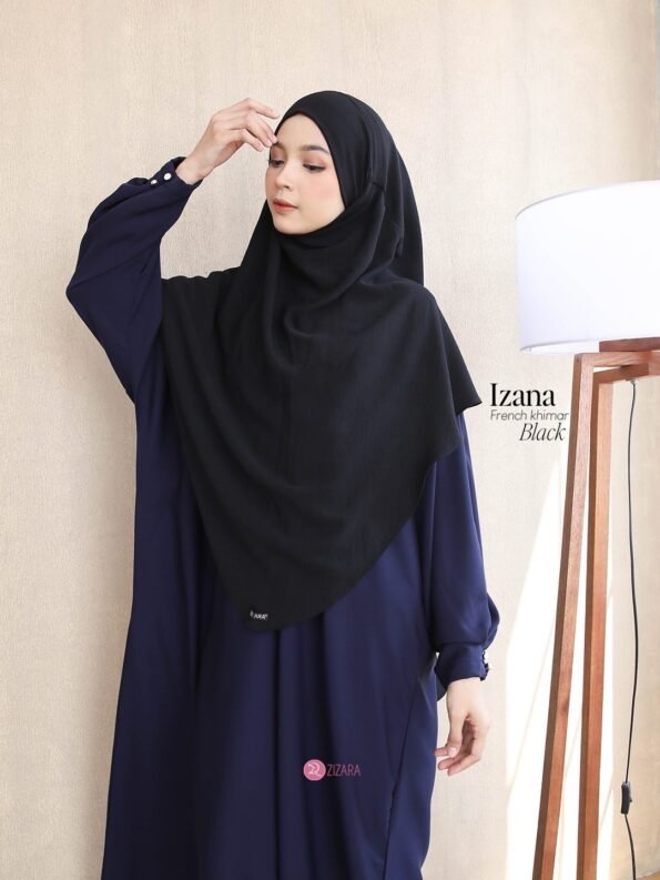 Zizara - French Khimar Izana Black