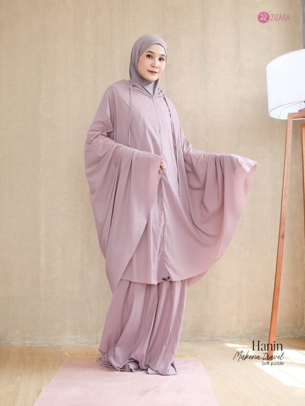 Zizara - Mukena Travel Hanin Soft Purple