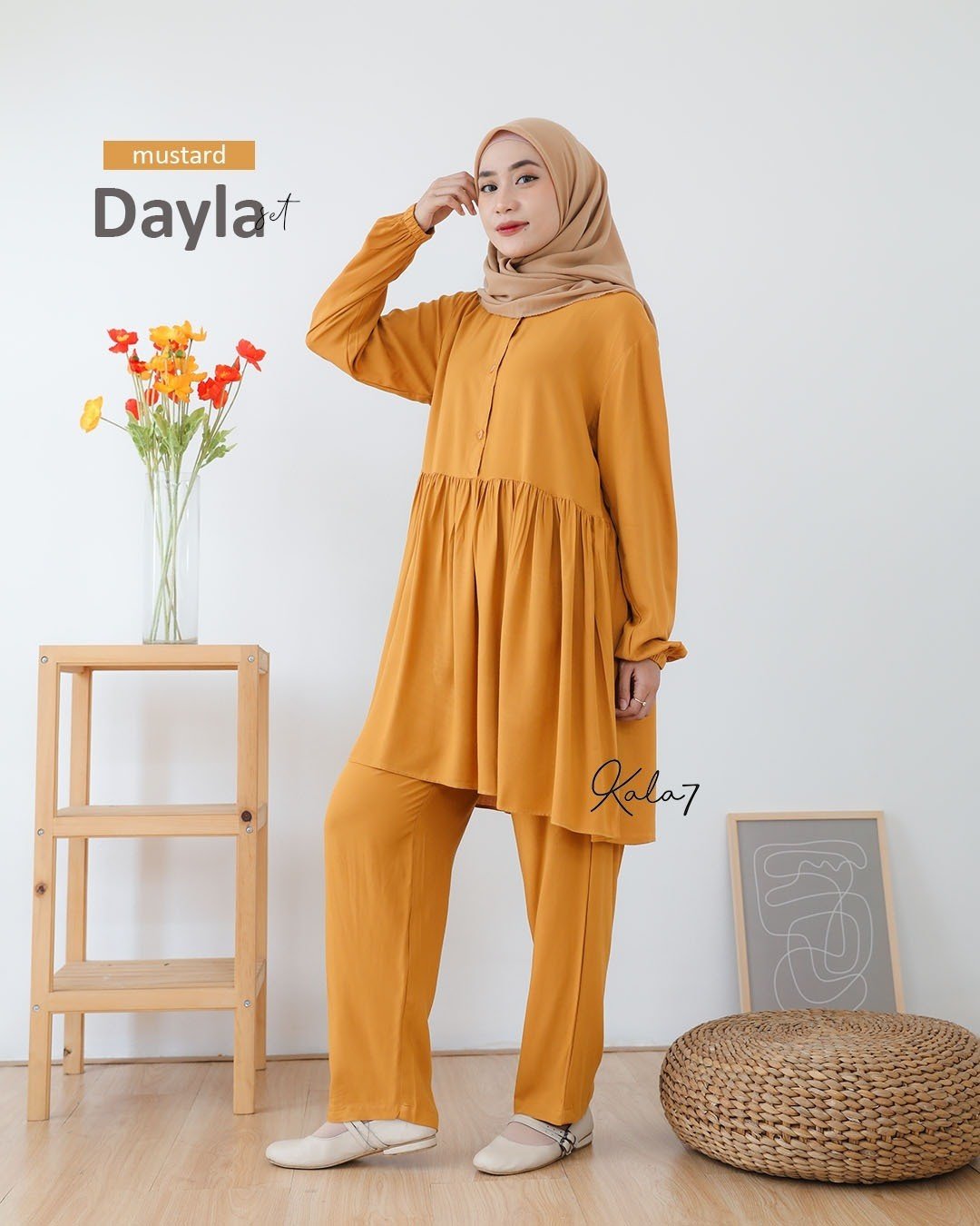 Zizara - Dayla Set Mustard thumb 2