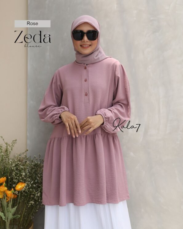 Zizara - Blouse Zeda Rose
