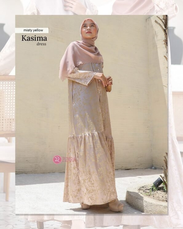 Zizara - Dress Kasima Misty Yellow