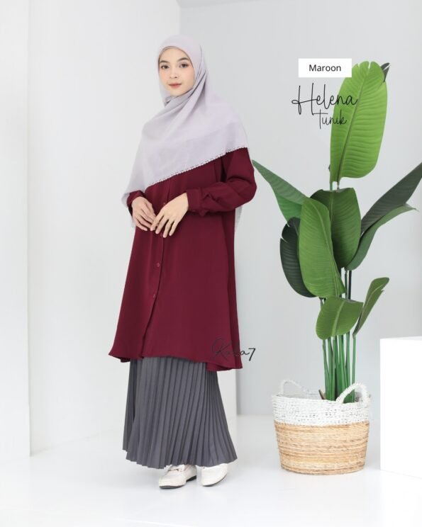 Zizara - Tunik Helena E Maroon