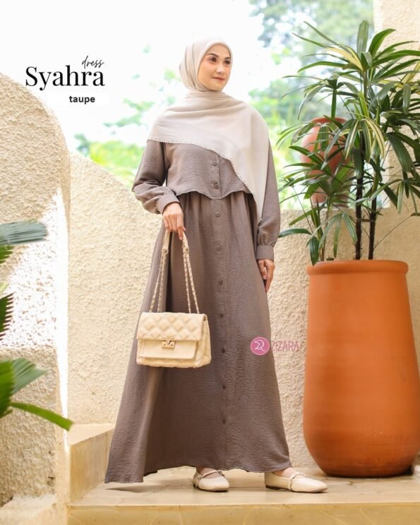 Zizara - Dress Syahra Taupe