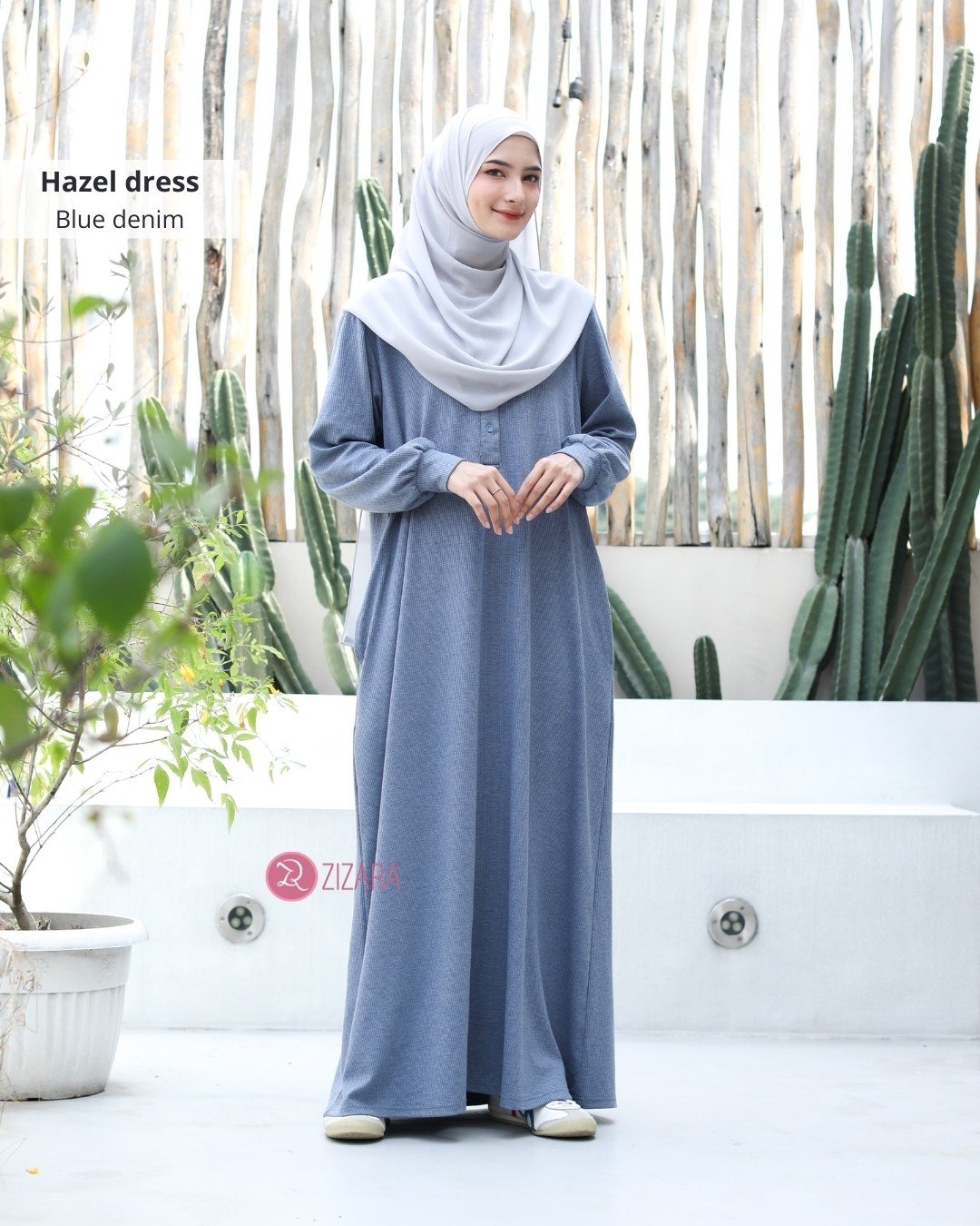 Zizara - Dress Hazel Blue Denim thumb 2