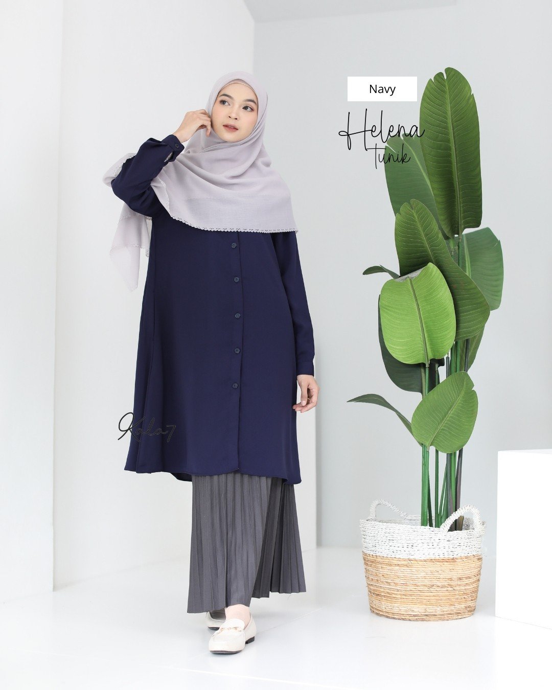 Zizara - Tunik Helena E Navy thumb 2
