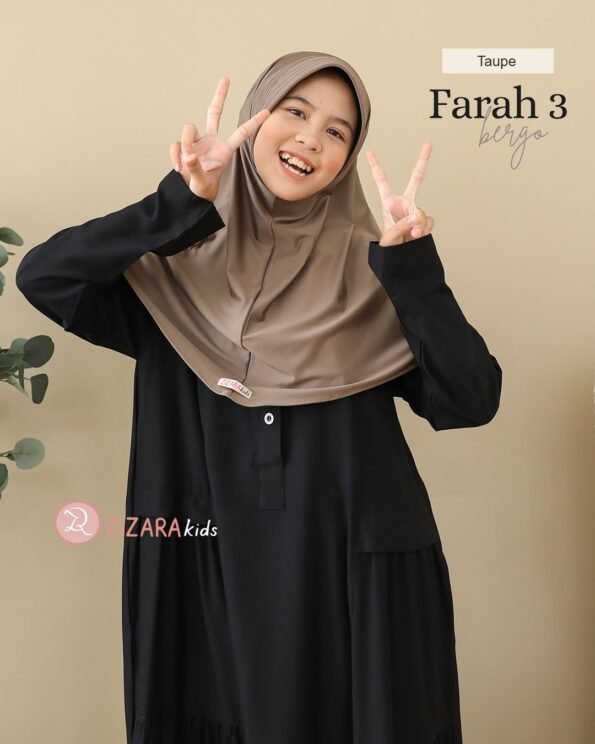 Zizara - Bergo Kids Farah3 Taupe