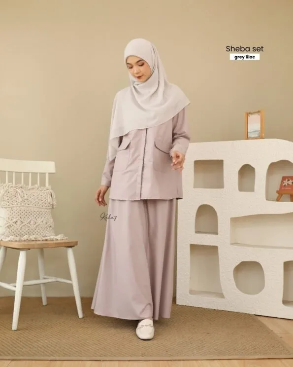 Zizara - Sheba Set Grey Lilac