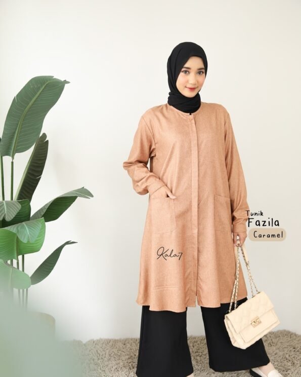 Zizara - Tunik Fazila Caramel