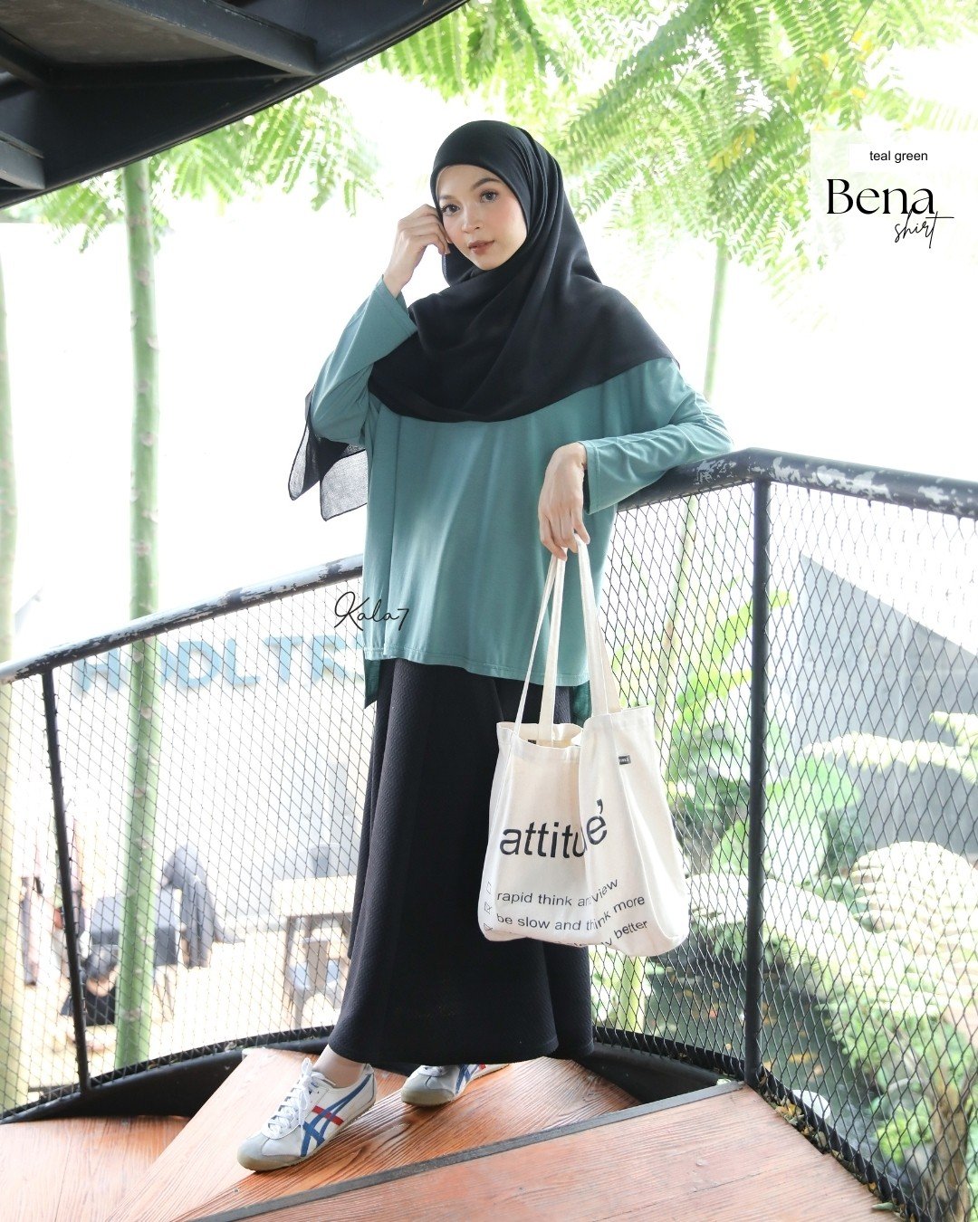 Zizara - Bena Shirt Teal Green thumb 2