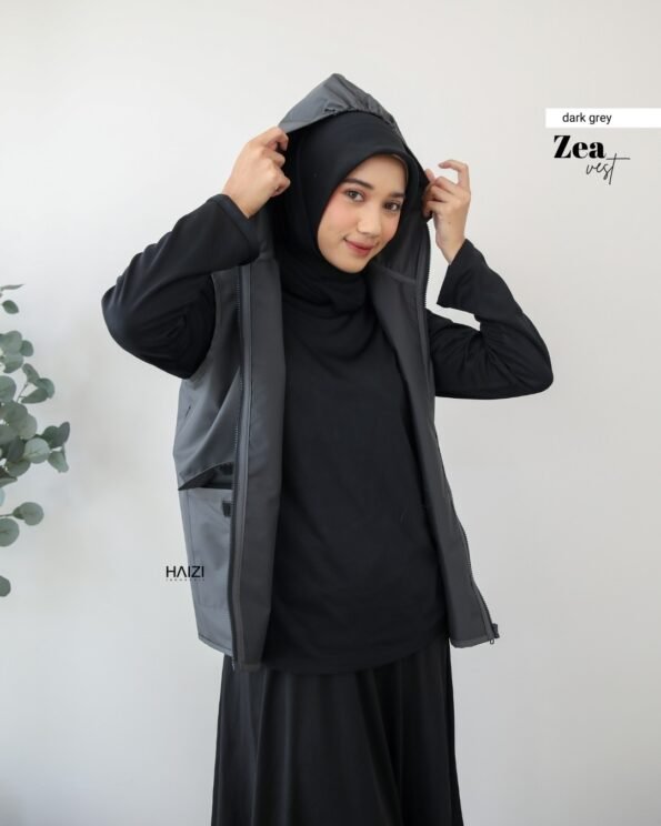 Zizara - Zea Vest Dark Grey