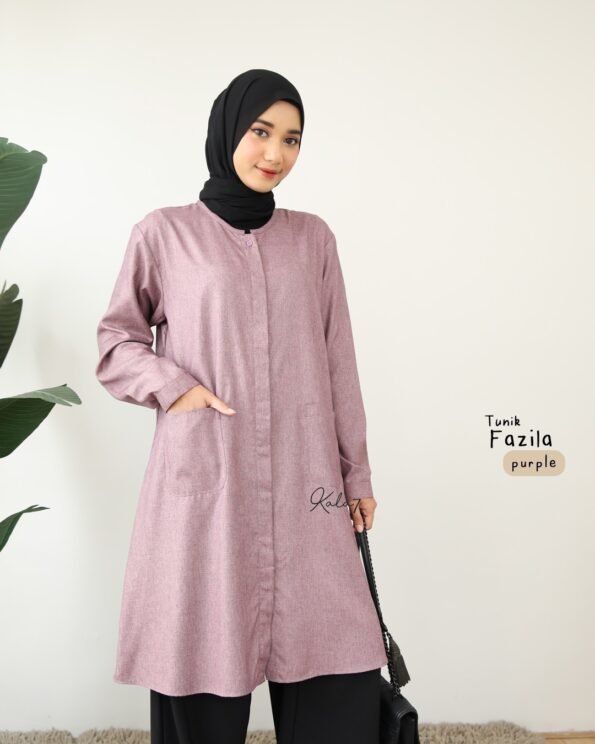Zizara - Tunik Fazila Purple