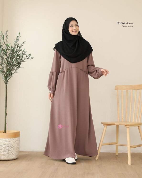 Zizara - Dress Baiza Deep Taupe