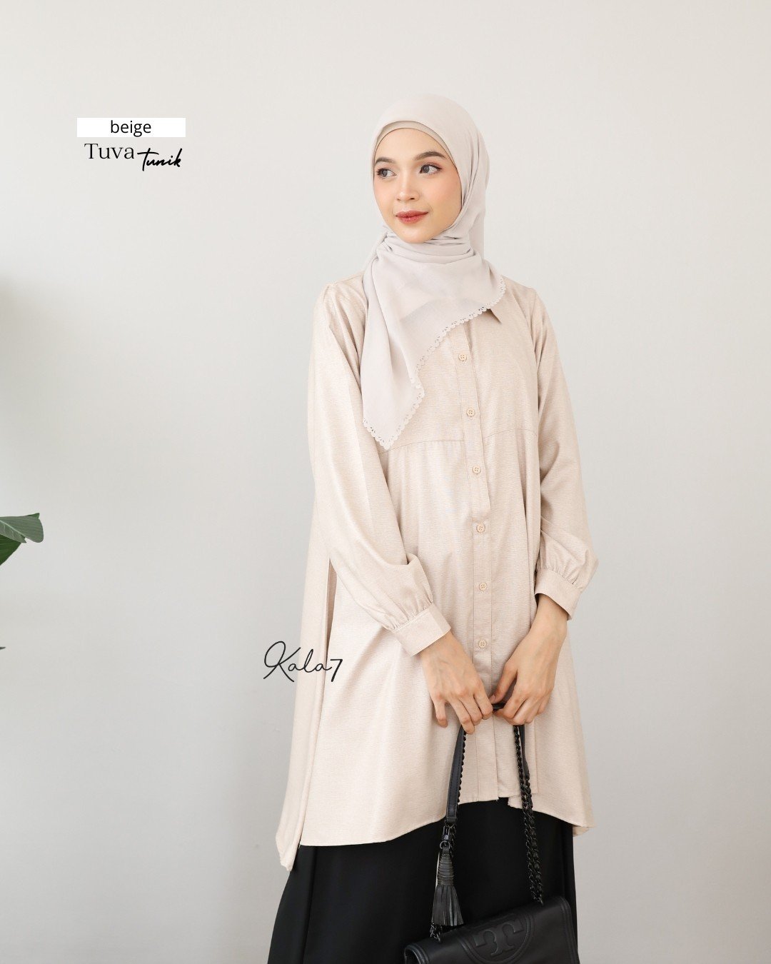 Zizara - Tunik Tuva Beige thumb 2