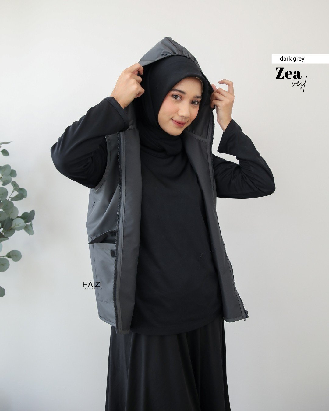 Zizara - Zea Vest Dark Grey thumb 2