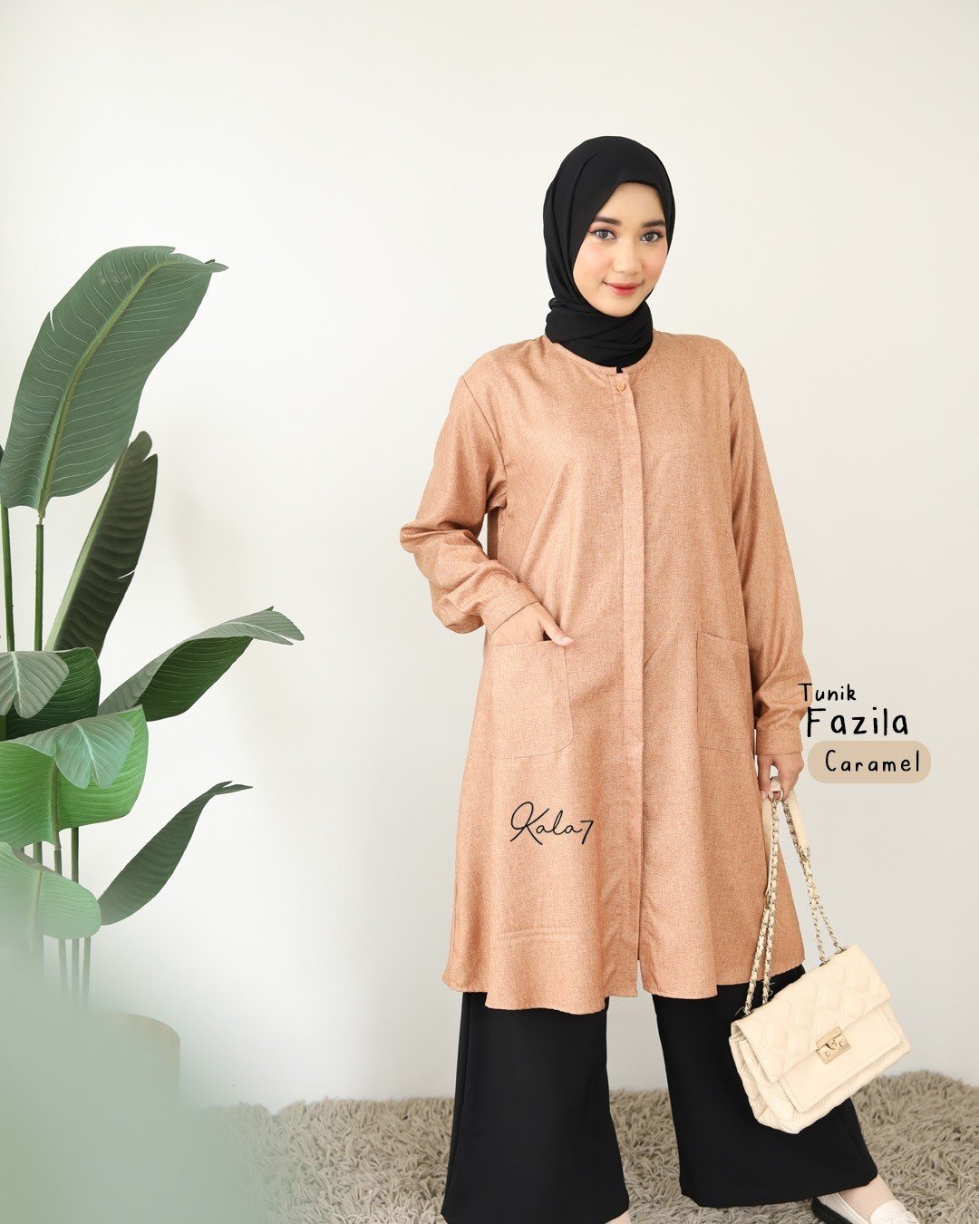Zizara - Tunik Fazila Caramel thumb 2