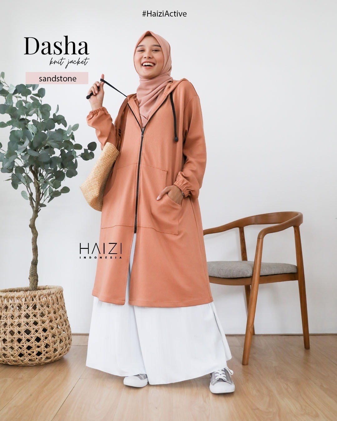 Zizara - Dasha Knit Jacket Sandstone thumb 2