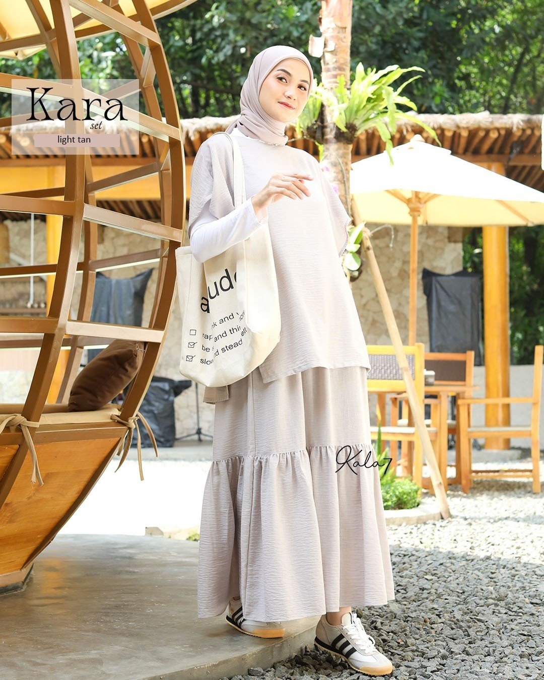 Zizara - Kara Set Light Tan thumb 2