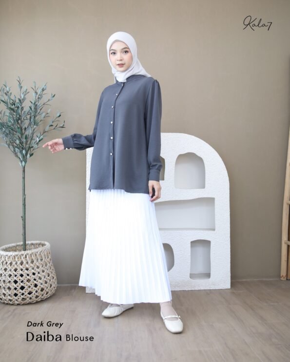 Zizara - Blouse Daiba Dark Grey
