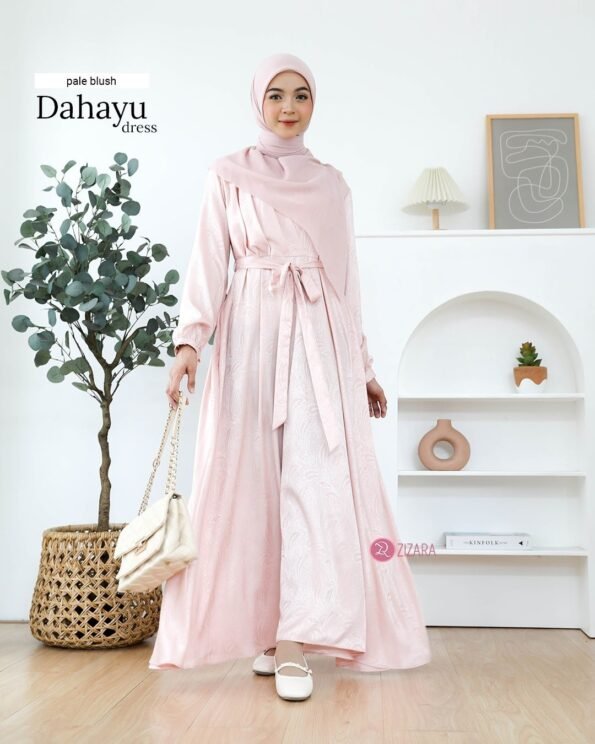 Zizara - Dress Dahayu Pale Blush