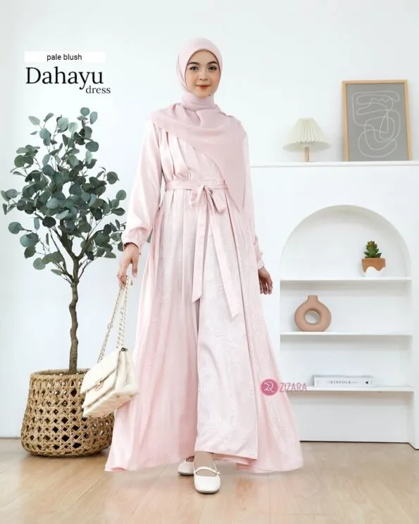 Zizara - Dress Dahayu Pale Blush