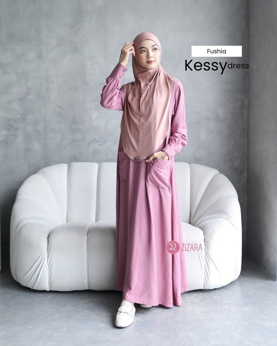 Zizara - Dress Kessy Fuschia thumb 2
