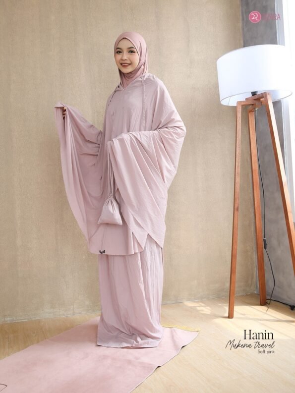 Zizara - Mukena Travel Hanin Soft Pink