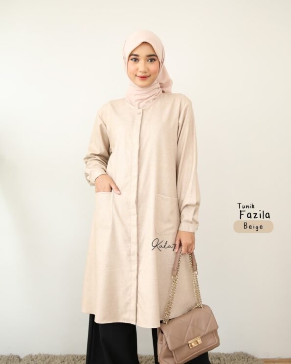Zizara - Tunik Fazila Beige