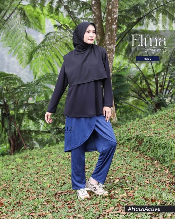 Zizara - Haizi Elma Sporty Pants Navy