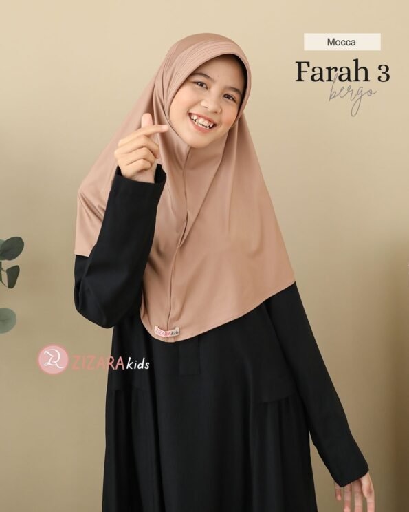 Zizara - Bergo Kids Farah3 Mocca