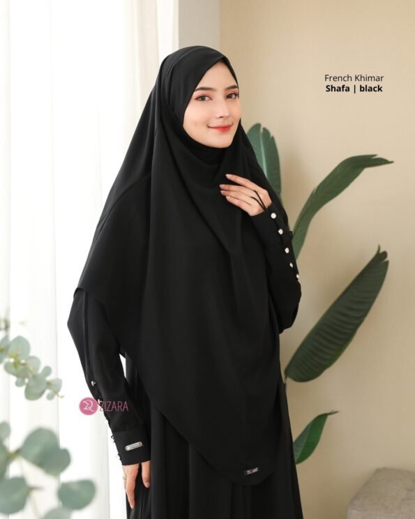 Zizara - French Khimar Shafa Black