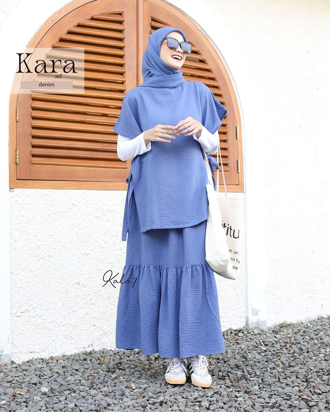 Zizara - Kara Set Denim thumb 2