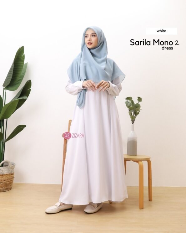 Zizara - Dress Sarila Mono2 White