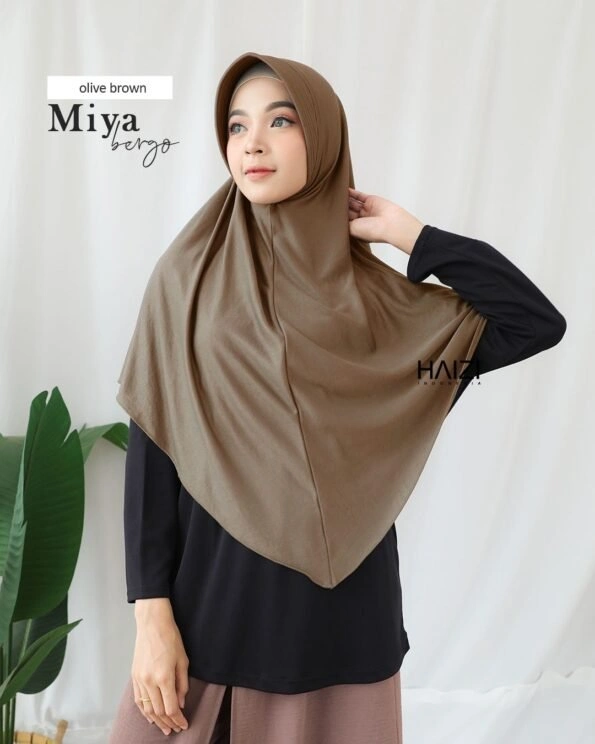 Zizara - Bergo Miya Olive Brown