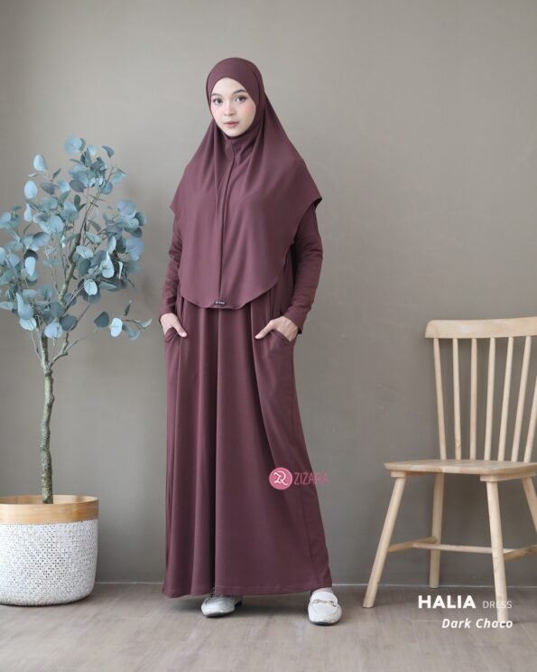 Zizara - Dress Halia Dark Choco
