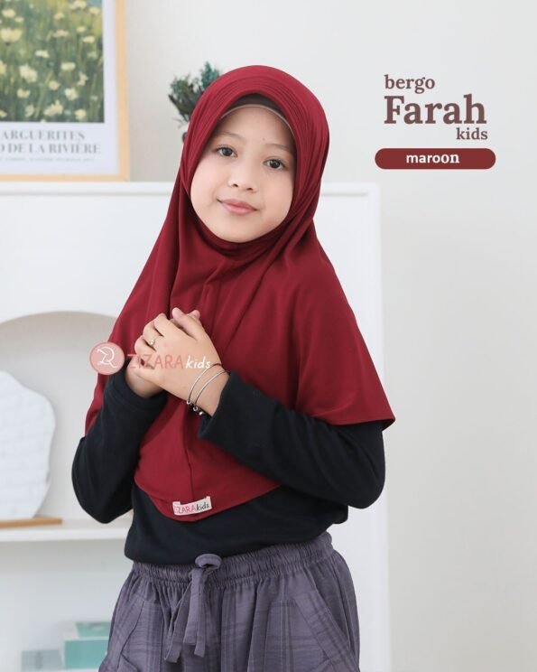 Zizara - Bergo Farah Maroon
