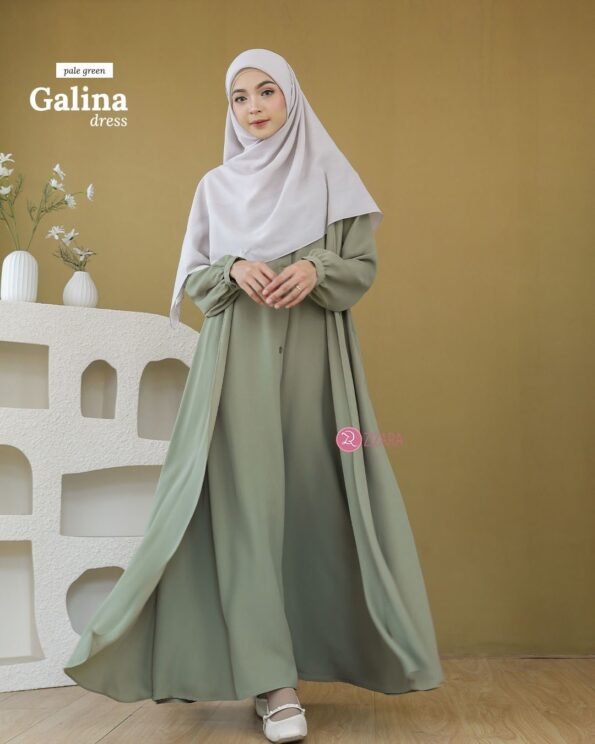 Zizara - Dress Galina Pale Green