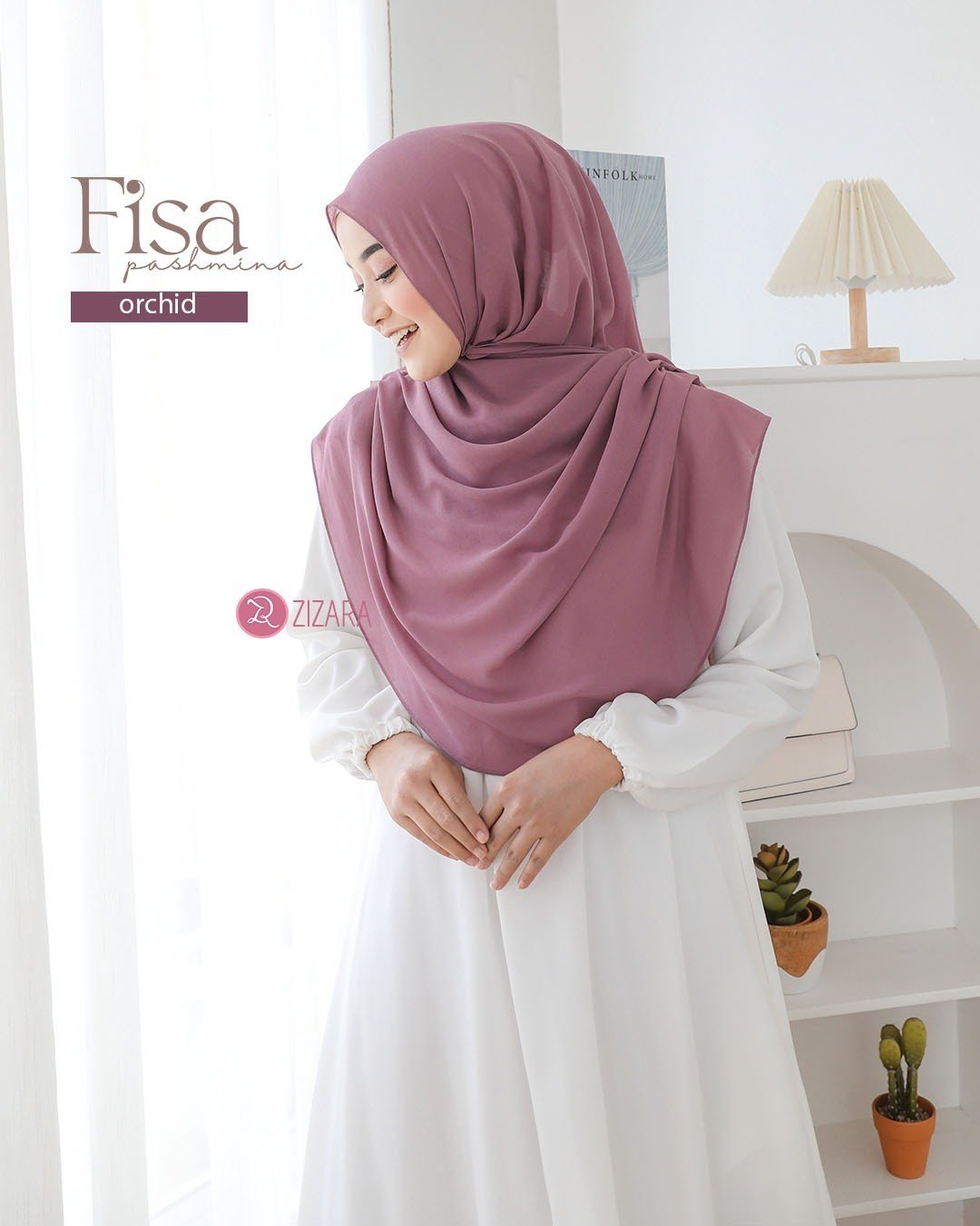 Zizara - Fisa Shawl Orchid thumb 2