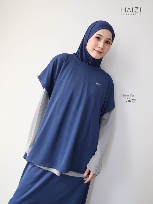 Zizara - Tara Vest Sporty Navy
