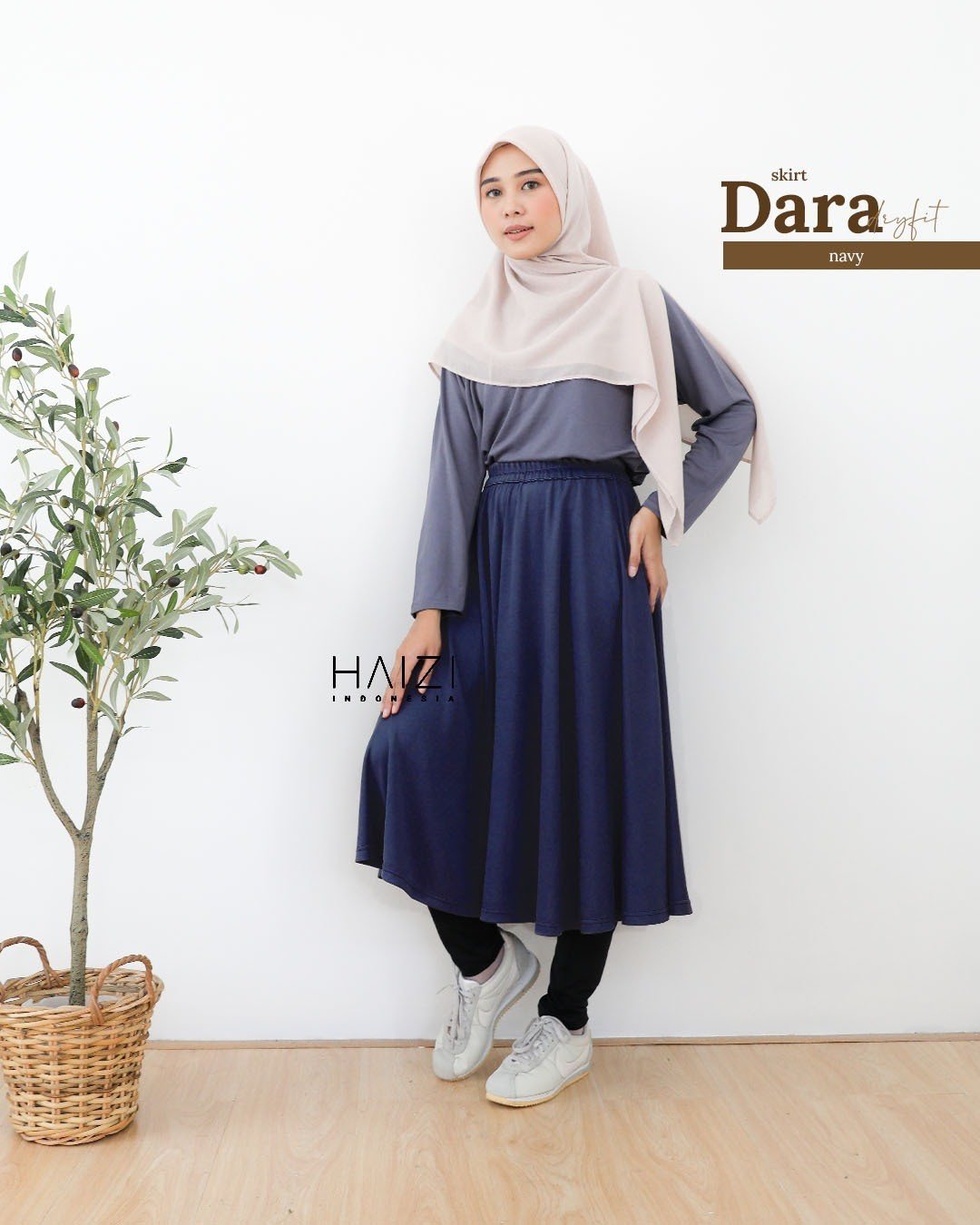 Zizara - Dara Skirt Dry Fit Navy thumb 2