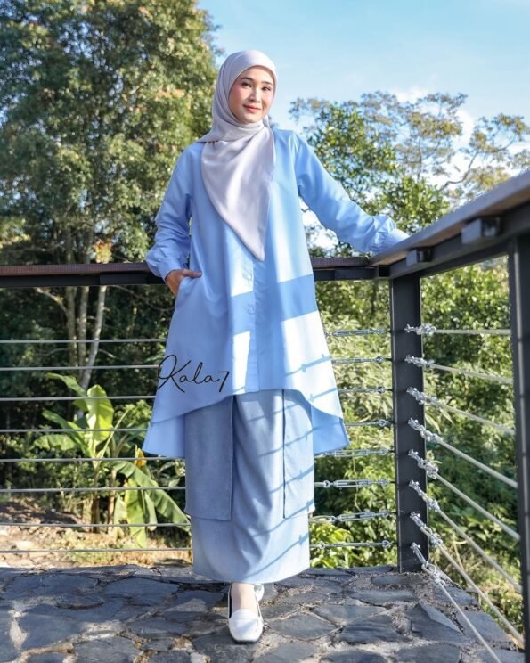 Zizara - Tunik Jazia Blue