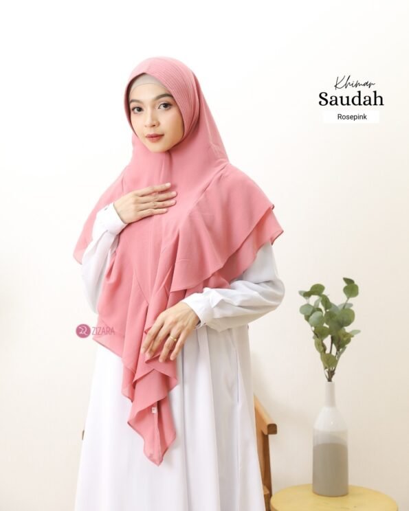 Zizara - Khimar Saudah Rosepink