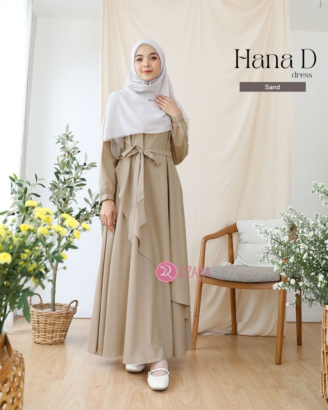 Zizara - Dress Hana Sand thumb 2