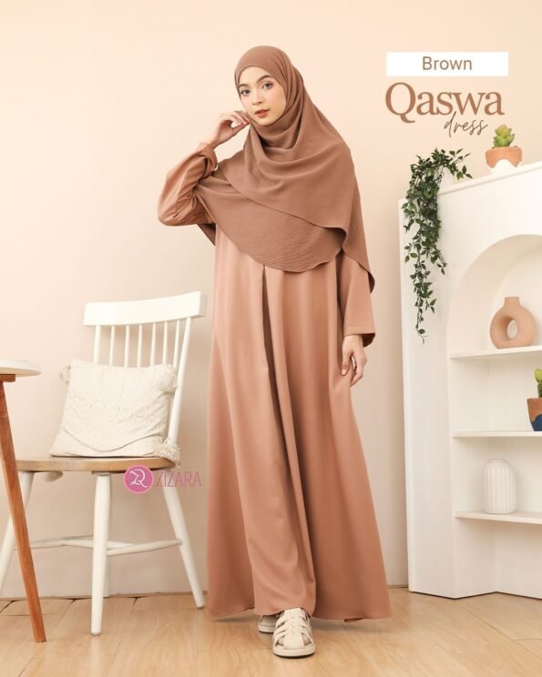 Zizara - Dress Qaswa B Brown