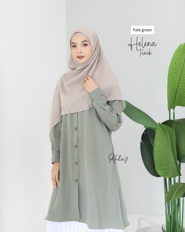 Zizara - Tunik Helena E Pale Green